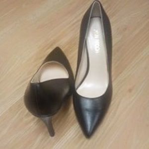Black Stiletto High Heel Pointed Pumps- Jenn Ardor